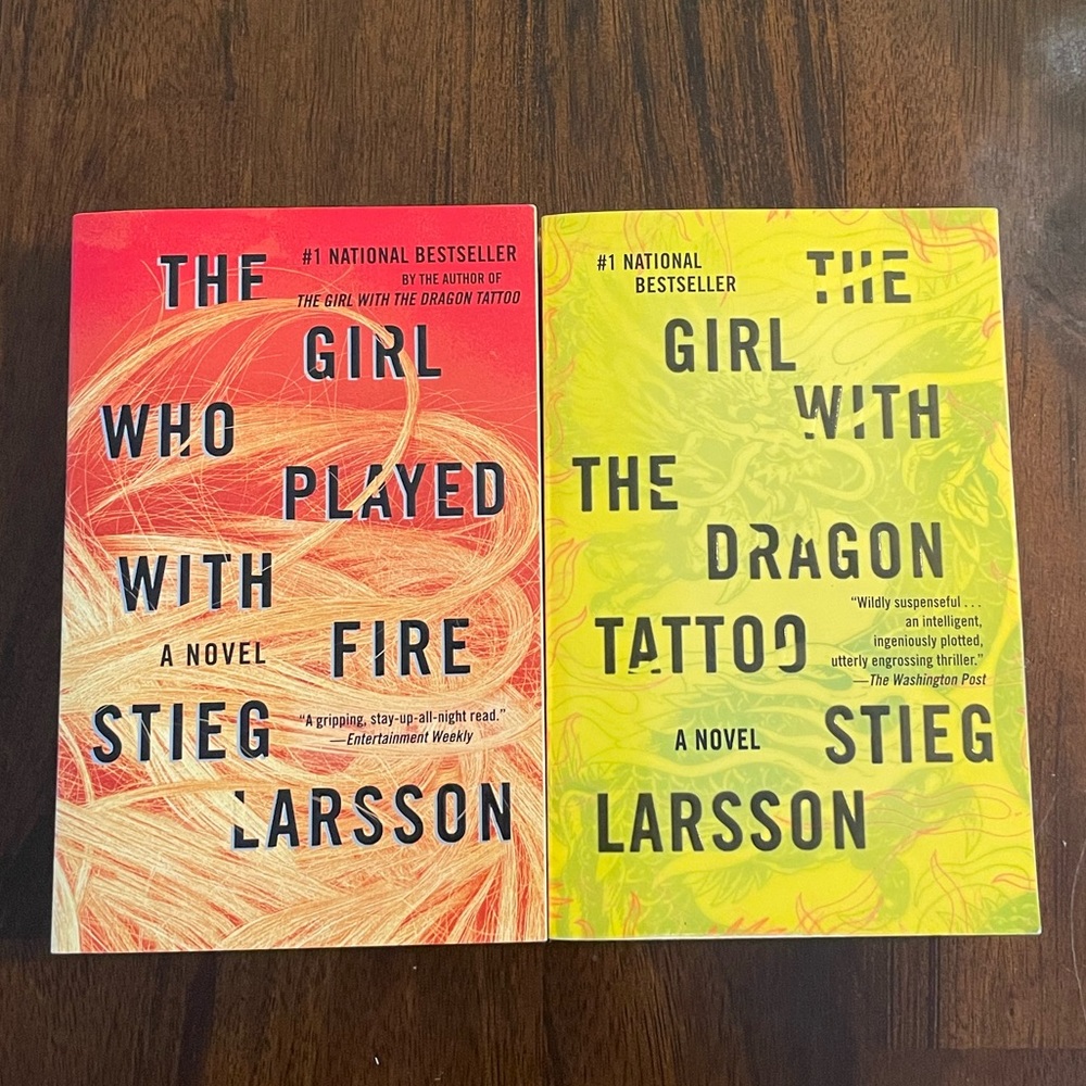 Stieg Larsson Paperback Book Bundle